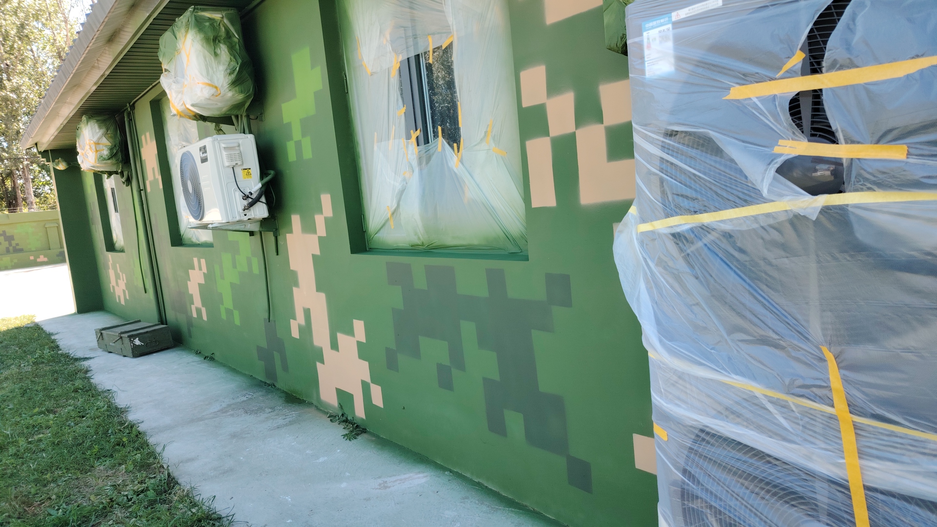 迪庆外墙迷彩漆施工多少钱 伪装迷彩漆  